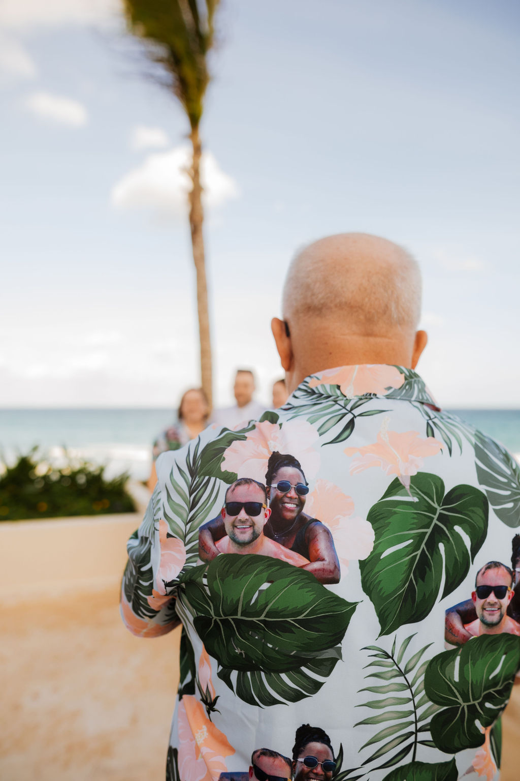 Sports themed welcome party for Cancun destination wedding weekend