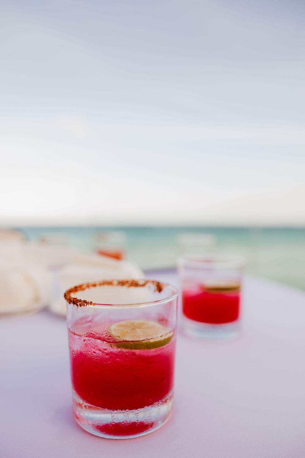 Sports themed welcome party for Cancun destination wedding weekend